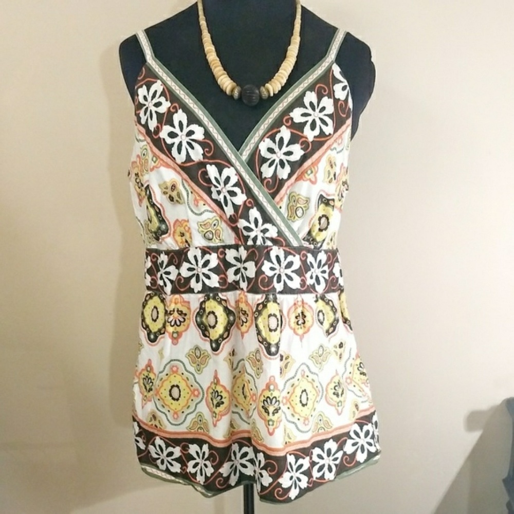 Multi-Color/Print Halter w/Adjst. Spaghetti Straps